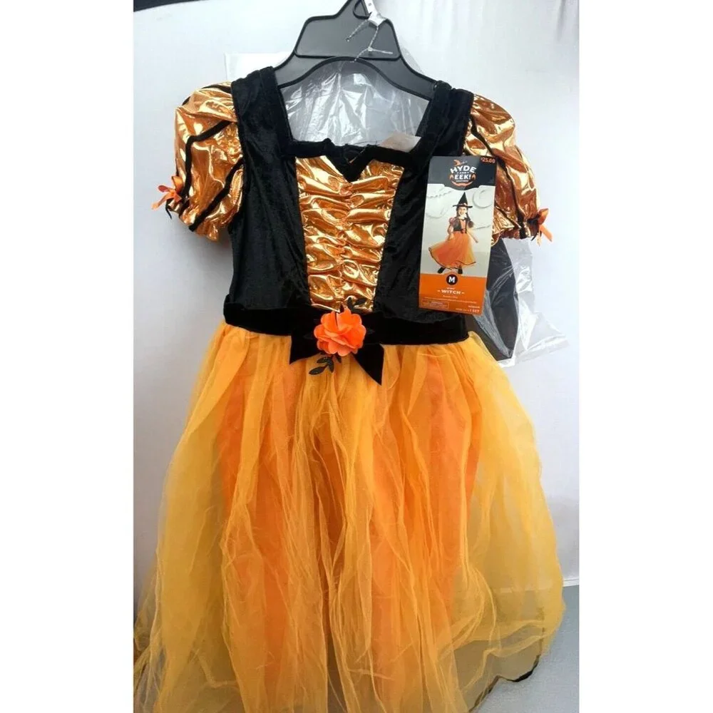 HYDE & EEK Fancy Witch Halloween Kids Costume Size M(8)